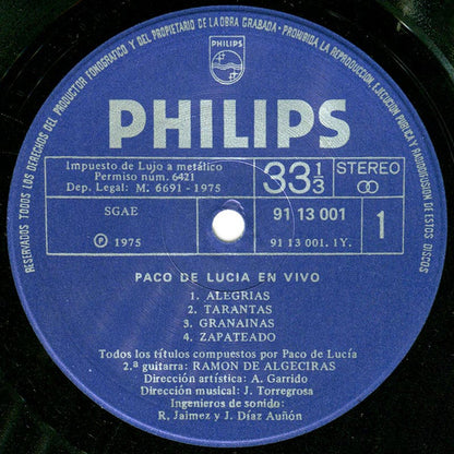 Paco De Lucía - En Vivo Desde El Teatro Real