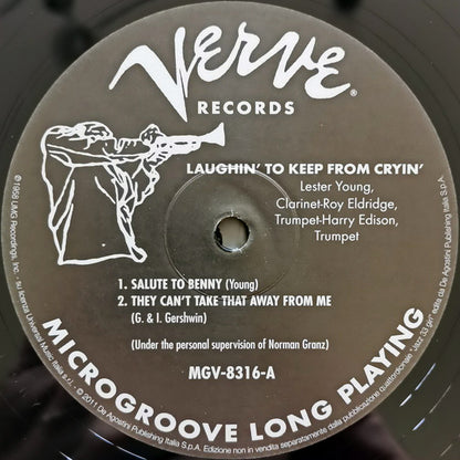 Lester Young, Roy Eldridge And Harry Edison – Laughin' To Keep From Cryin'