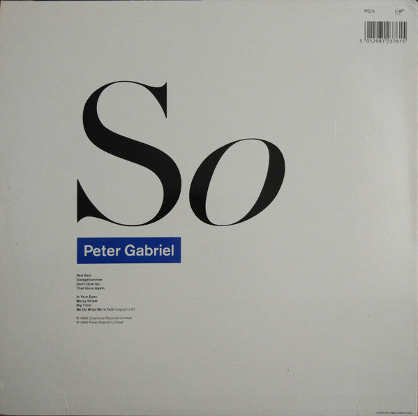 Peter Gabriel - So