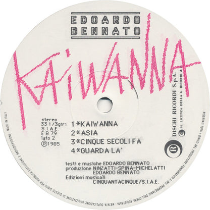 Edoardo Bennato - Kaiwanna