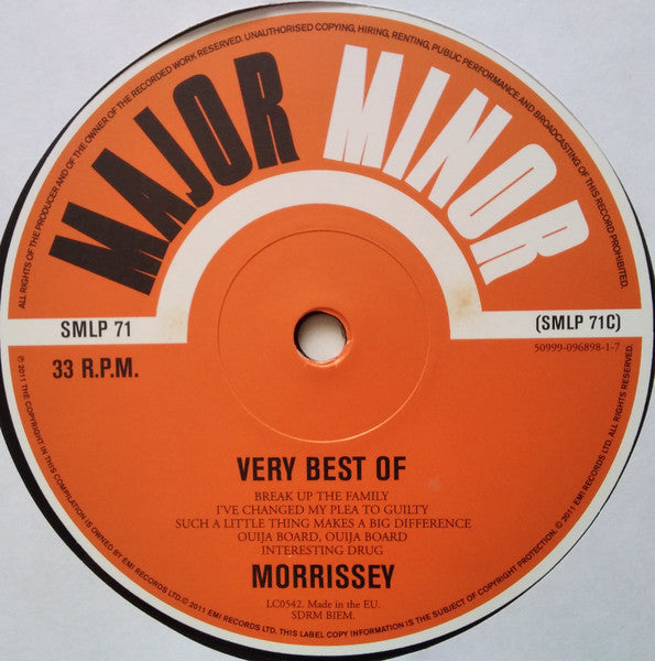 Morrissey - Very Best Of (nuovo)