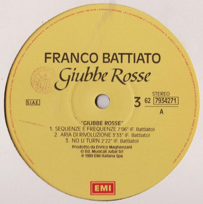 Franco Battiato - Giubbe Rosse