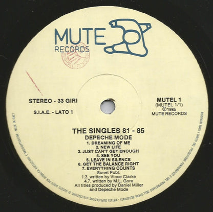 Depeche Mode - The Singles 81 - 85