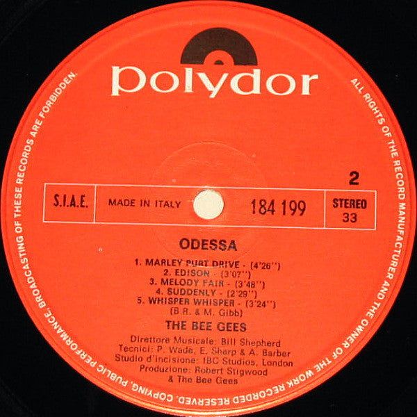 Bee Gees - Odessa