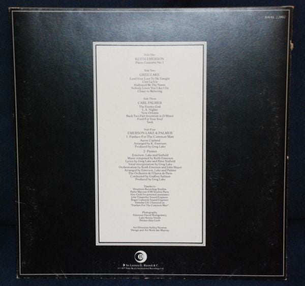Emerson, Lake & Palmer - Works (Volume 1)