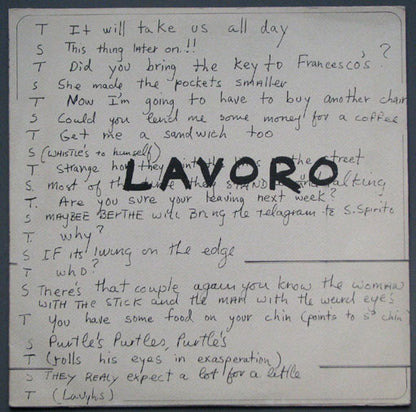 Sean Bergin - Lavoro