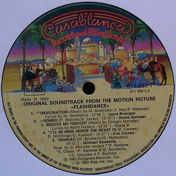 Various - Flashdance (Original Soundtrack From The Motion Picture)