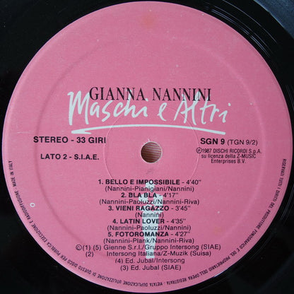 Gianna Nannini - Maschi E Altri