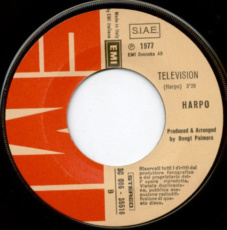 Harpo - D.J. (7")