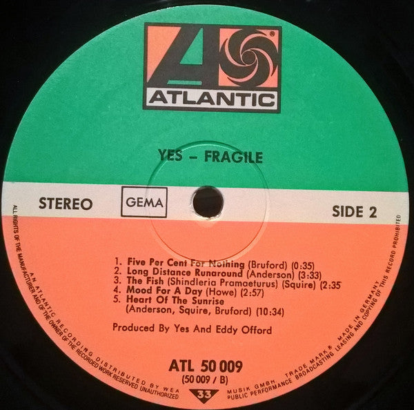 Yes - Fragile