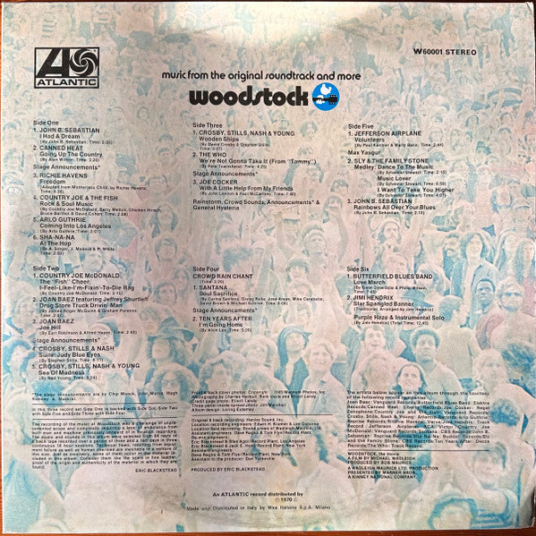 Various - Woodstock - Music From The Original Soundtrack And More