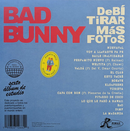 Bad Bunny - Debí Tirar Más Fotos (nuovo)