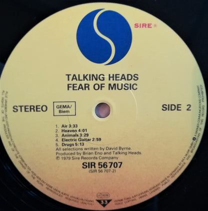 Talking Heads - Fear Of Music