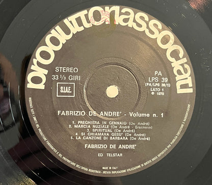 Fabrizio De André - Volume 1°