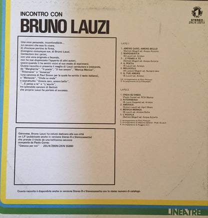 Bruno Lauzi - Incontro Con Bruno Lauzi