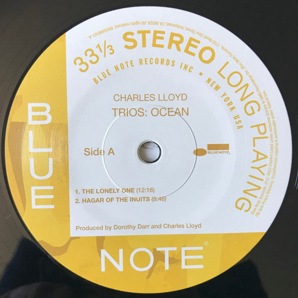 Charles Lloyd - Trios: Ocean (nuovo)