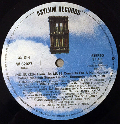 Various - No Nukes - From The Muse Concerts For A Non-Nuclear Future - Madison Square Garden - September 19-23, 1979