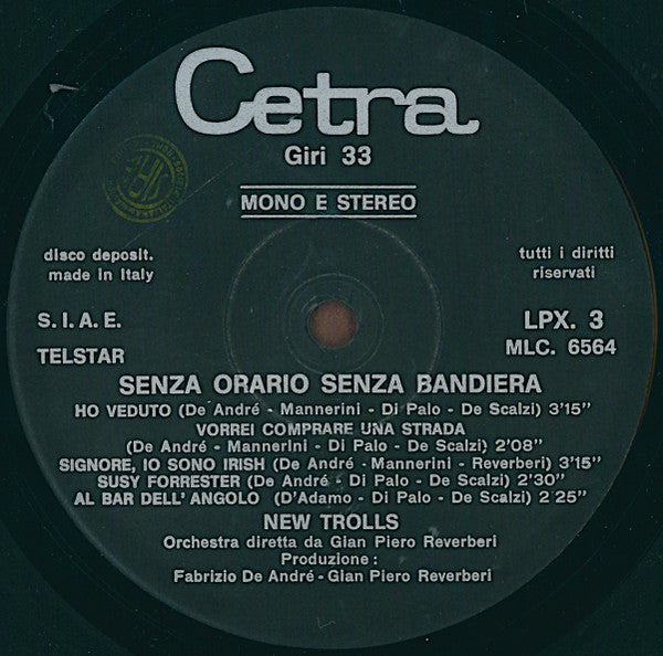 New Trolls - Senza Orario Senza Bandiera
