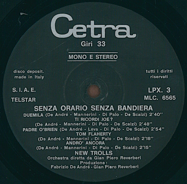 New Trolls - Senza Orario Senza Bandiera