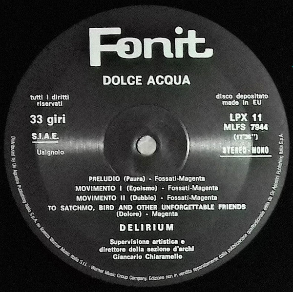 Delirium - Dolce Acqua
