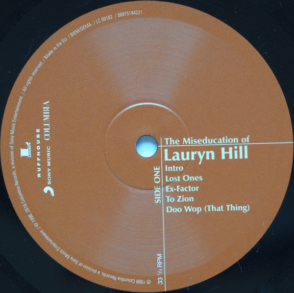 Lauryn Hill - The Miseducation Of Lauryn Hill (nuovo)