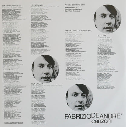 Fabrizio De André - Canzoni (nuovo)