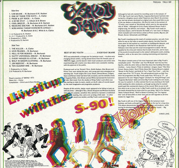 Big Youth - Everyday Skank (Best Of Big Youth)