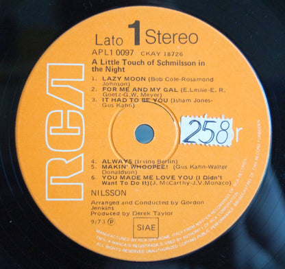 Harry Nilsson - A Little Touch Of Schmilsson In The Night