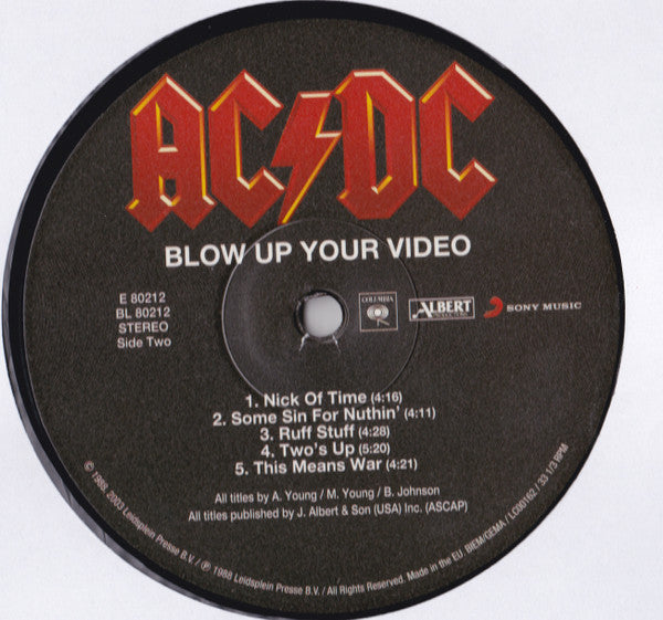 AC/DC - Blow Up Your Video