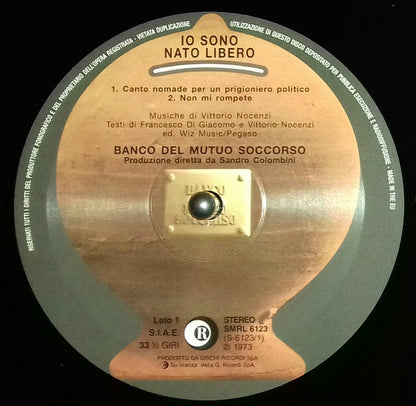 Banco Del Mutuo Soccorso - Io Sono Nato Libero