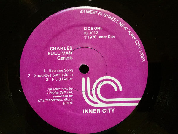 Charles Sullivan - Genesis