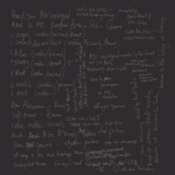 Pearl Jam - MTV Unplugged (nuovo)