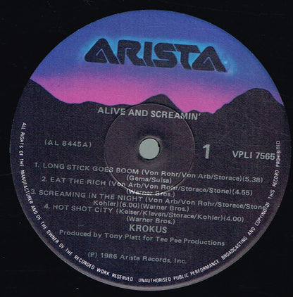 Krokus - Alive And Screamin'