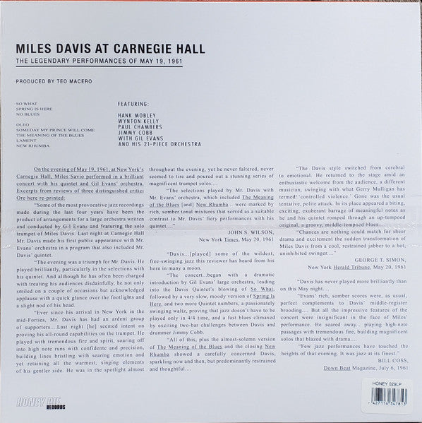 Miles Davis - Miles Davis At Carnegie Hall Volume 1