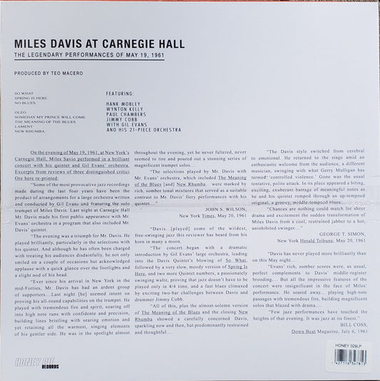 Miles Davis - Miles Davis At Carnegie Hall Volume 1