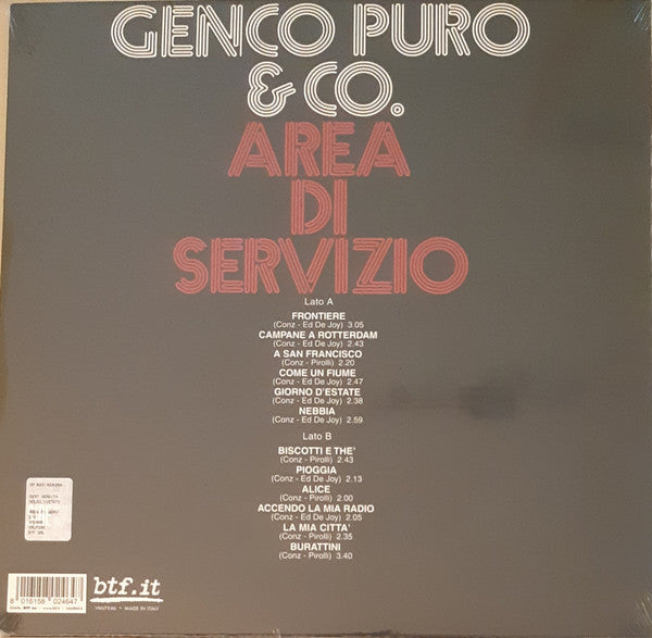 Genco Puro & Co. - Area Di Servizio (nuovo)