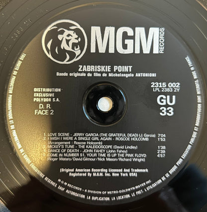 Various - Zabriskie Point (Original Motion Picture Soundtrack)