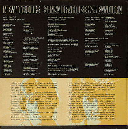New Trolls - Senza Orario Senza Bandiera