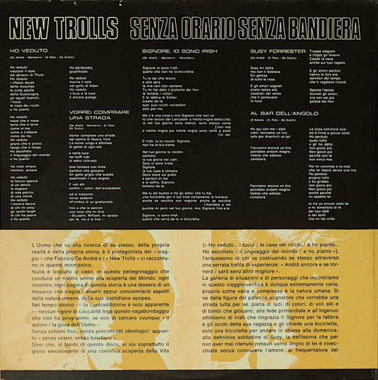 New Trolls - Senza Orario Senza Bandiera