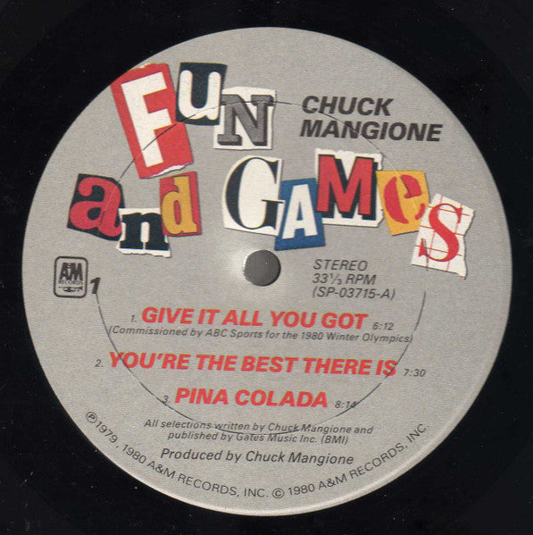 Chuck Mangione - Fun And Games