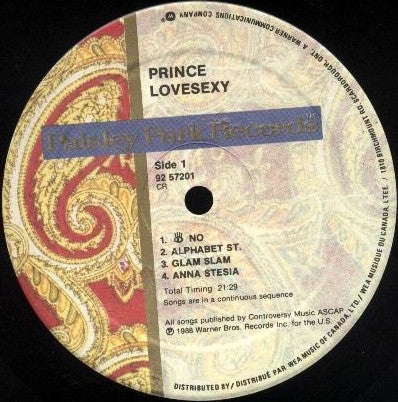 Prince - Lovesexy