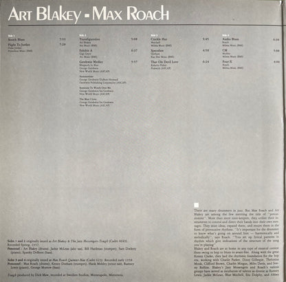 Max Roach - Percussion Discussion