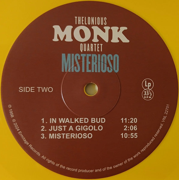 The Thelonious Monk Quartet - Misterioso