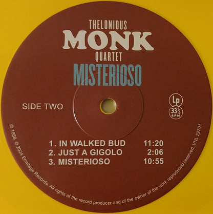 The Thelonious Monk Quartet - Misterioso