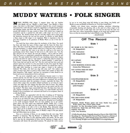 Muddy Waters - Folk Singer (box) - (nuovo)