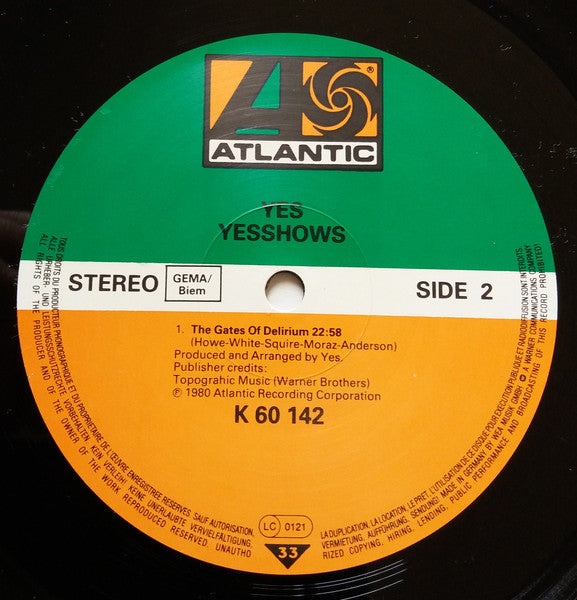Yes - Yesshows