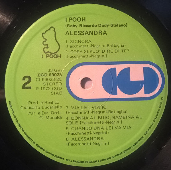 Pooh - Alessandra