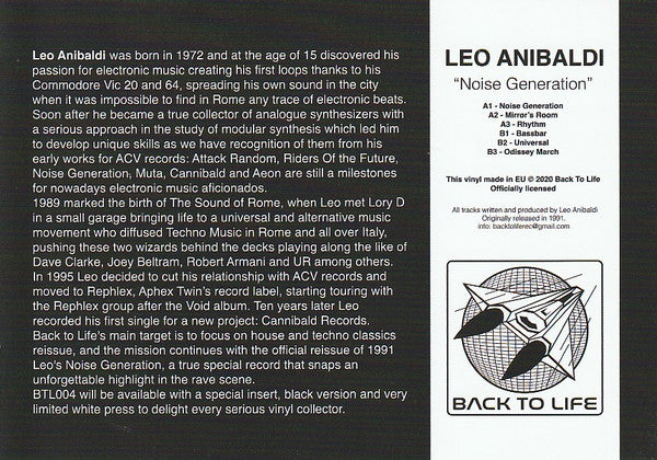 Leo Anibaldi - Noise Generation