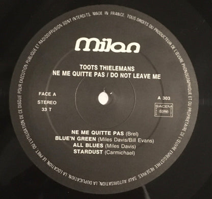 Toots Thielemans - Ne Me Quitte Pas