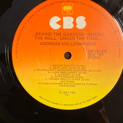 Andreas Vollenweider - ...Behind The Gardens - Behind The Wall - Under The Tree...